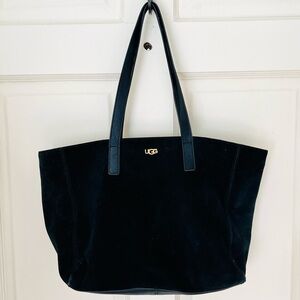 UGG Cowhide Suede & Leather Tote.